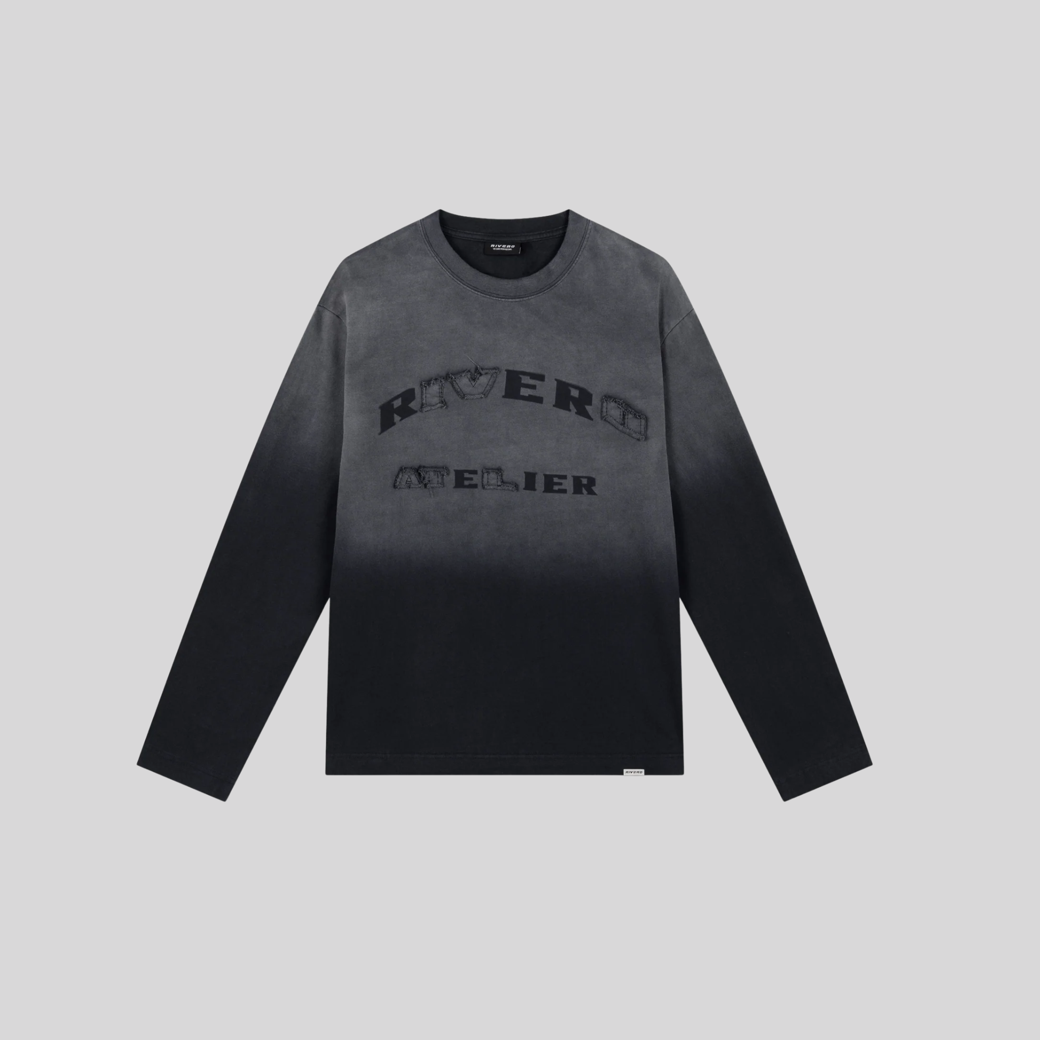 WASHED BLACK STATEMENT LONGSLEEVE RIVERO
