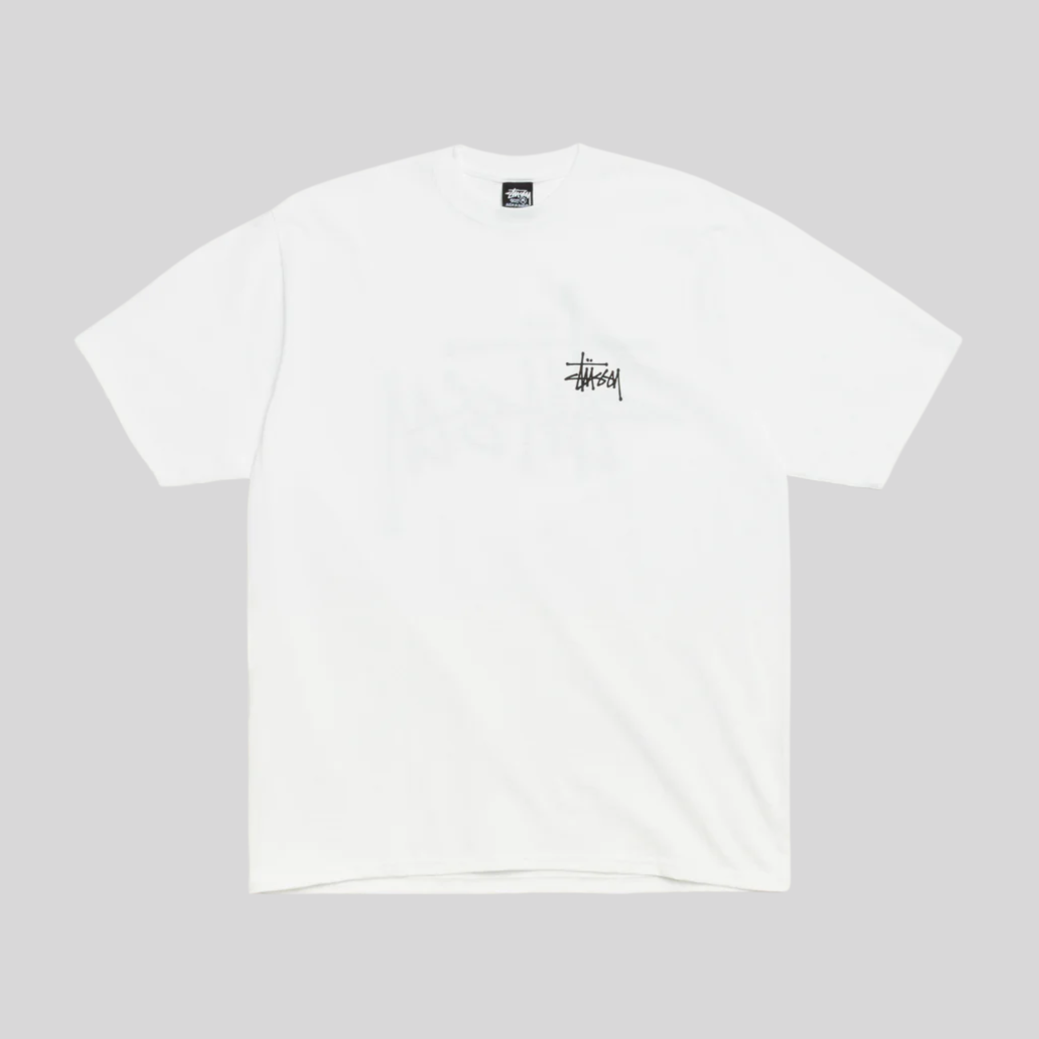 BASIC T-SHIRT WHITE STUSSY