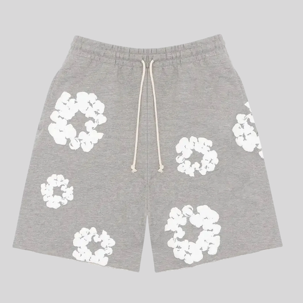 SHORT GREY DENIM TEARS