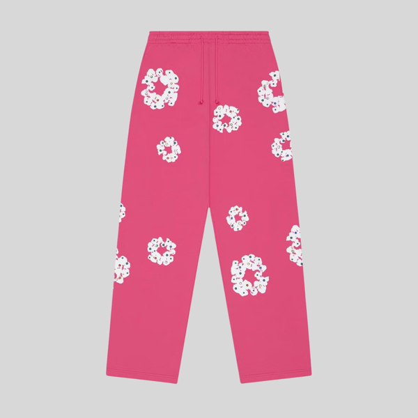 FW25 RHINESTONE SWEATPANTS - PINK DENIM TEARS