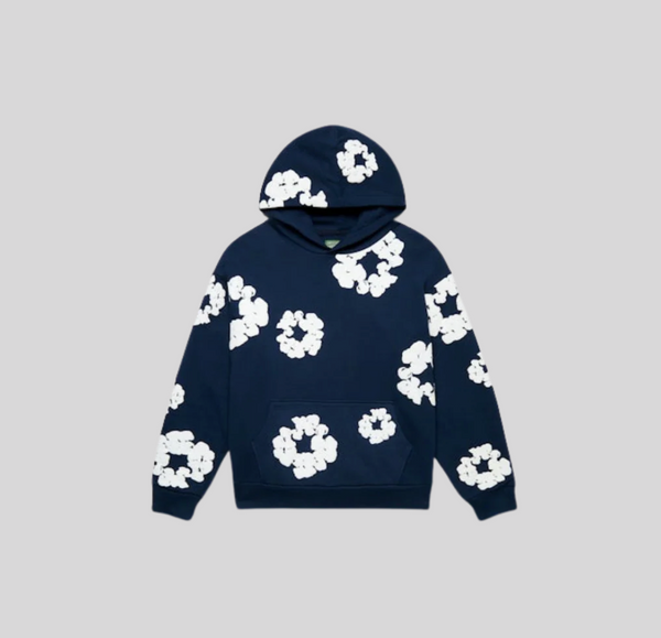 Denim Tears The Cotton Wreath Hoodie Navy