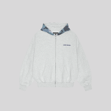 AOP CAMO HEAVYWEIGHT ZIP HOODIE GREY LOST BOYS ARCHIVES