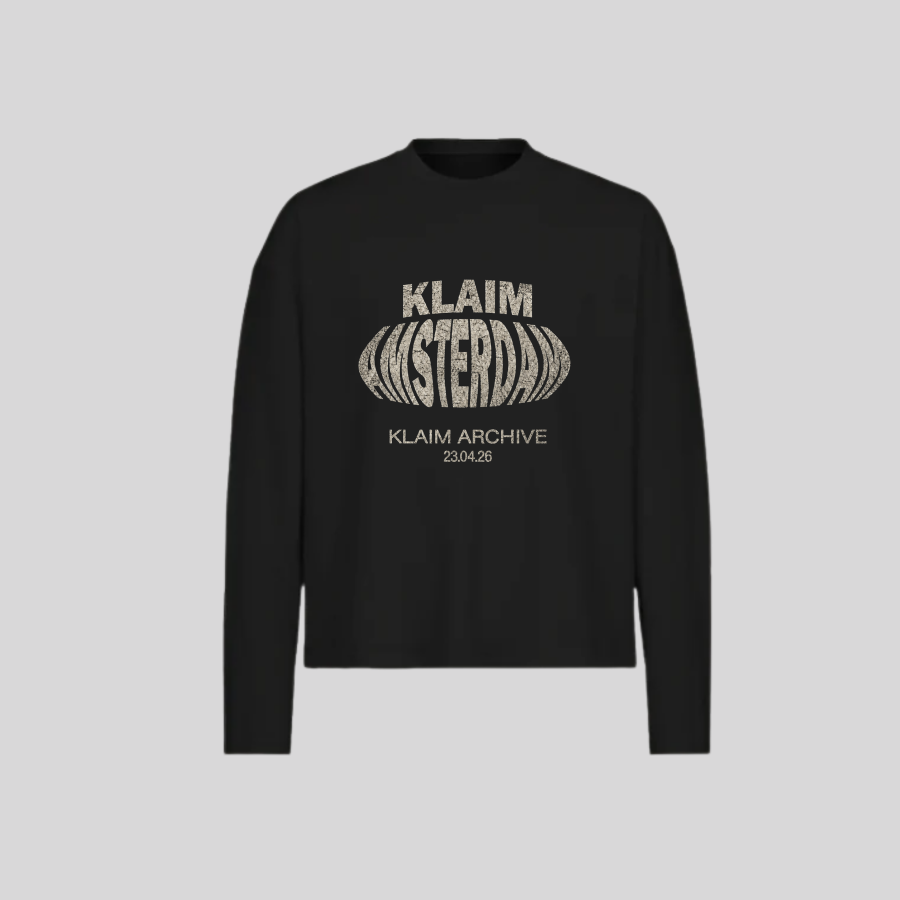LONGSLEEVE CENTER BLACK KLAIM