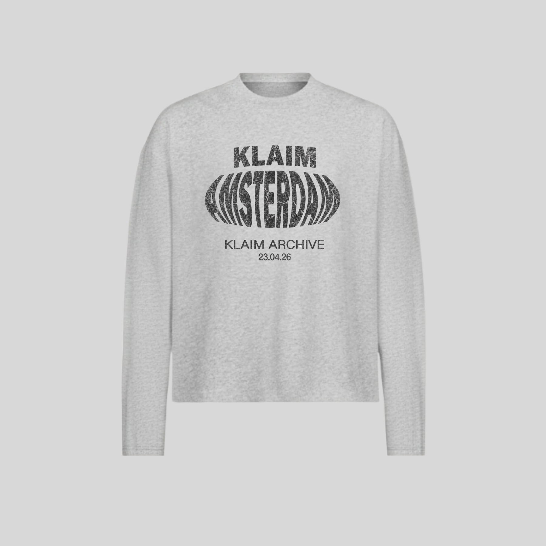 LONGSLEEVE CENTER GREY KLAIM