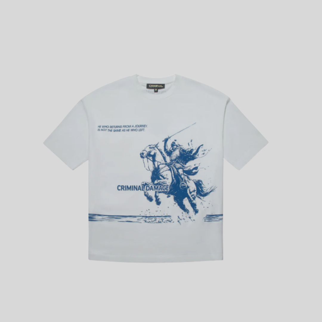 SAMURAI T-SHIRT OFF WHITE CRIMINAL DAMAGE