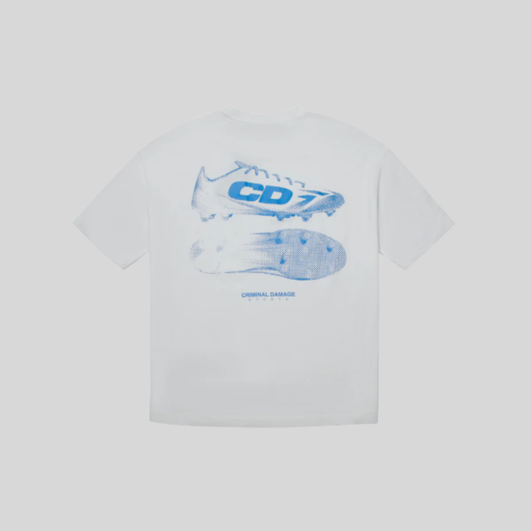 BOOTS T-SHIRT OFF WHITE CRIMINAL DAMAGE