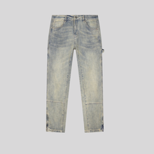 STRAIGHT WORKER DENIM JEANS BLUE RIVERO