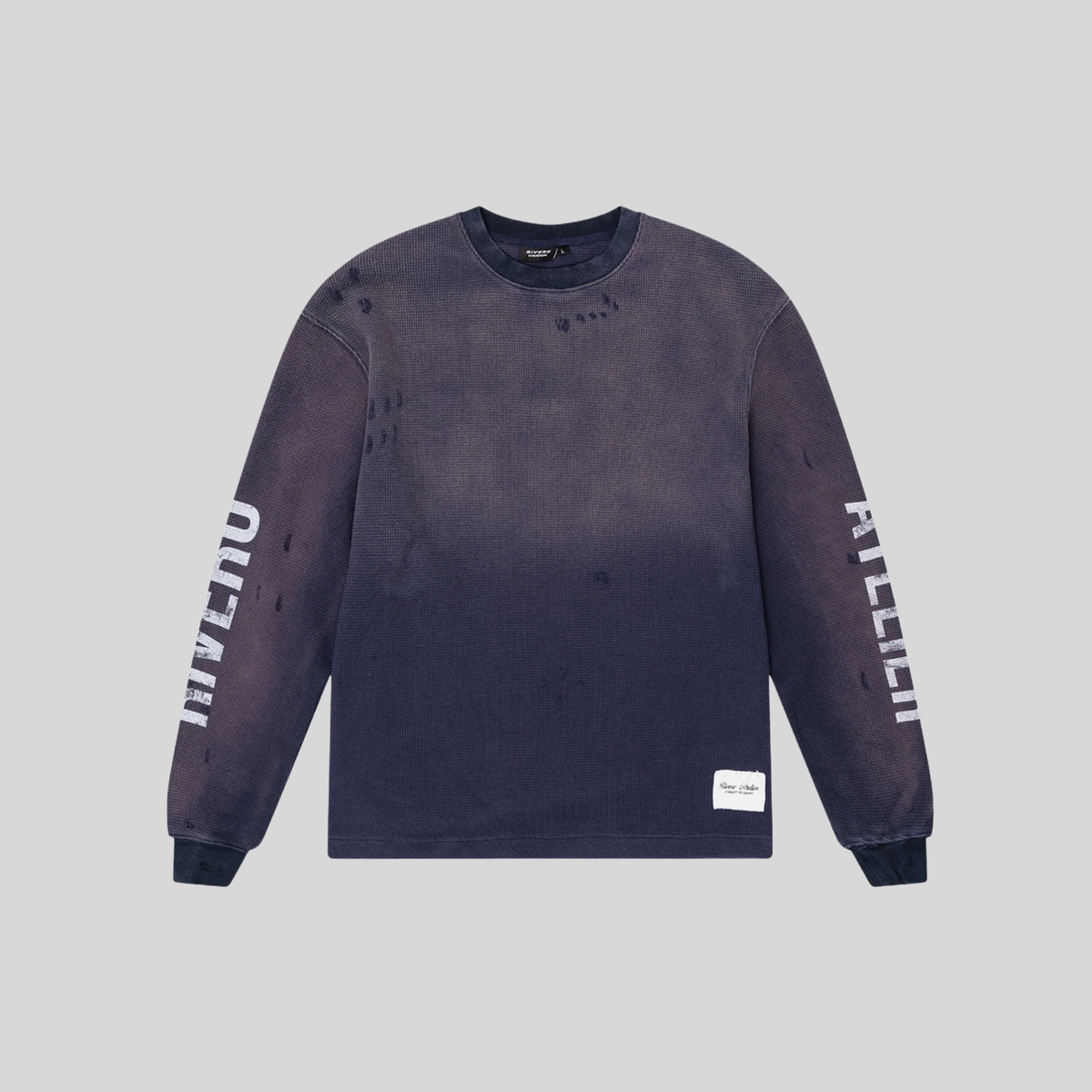 WAFFLE LONGSLEEVE NAVY