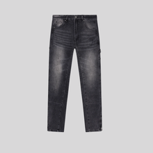 STRAIGHT WORKER DENIM JEANS BLACK Klaim