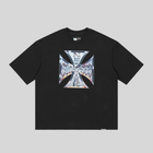 CHROME MOTTO T-SHIRT BLACK GODSPEED