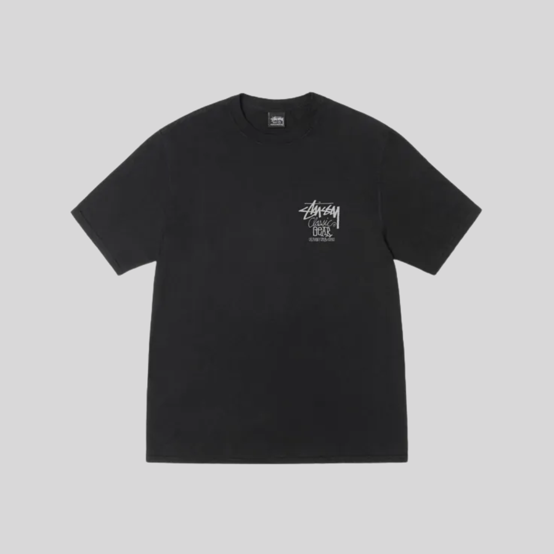 CLASSIC GEAR TEE PIGMENT DYED BLACK