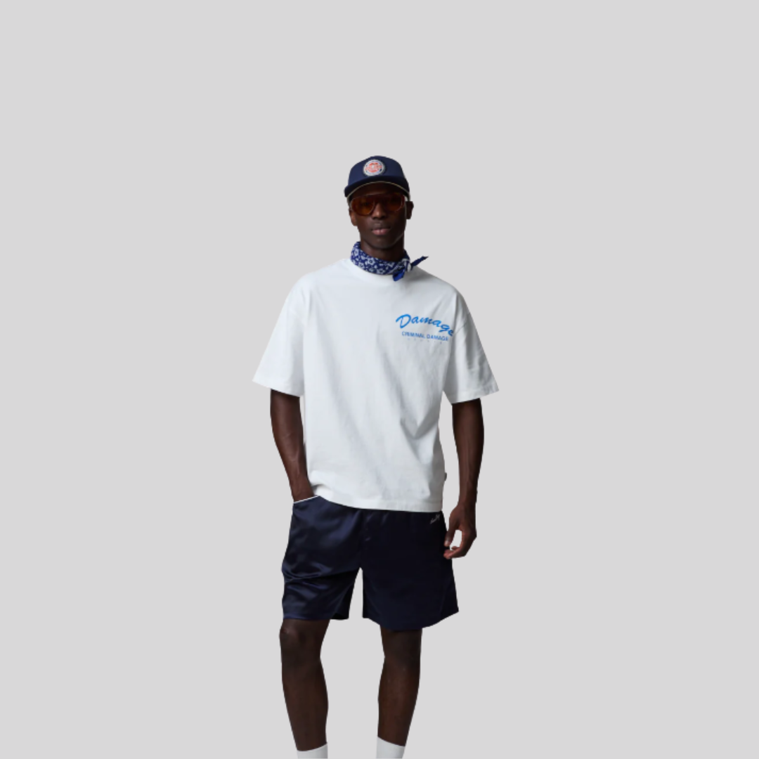 BOOTS T-SHIRT OFF WHITE CRIMINAL DAMAGE