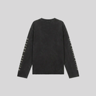 DAYDREAMS RAW EDGE LONGSLEEVE BLACK RIVERO