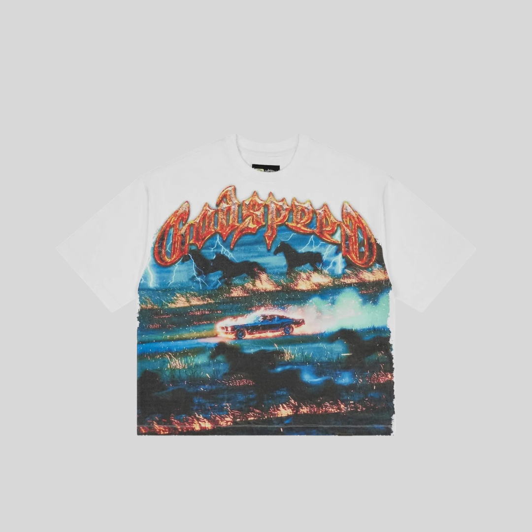 HORSEPOWER T-SHIRT WHITE