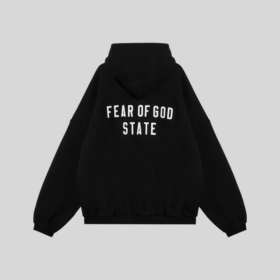 BLACK WHITE ZIPPER