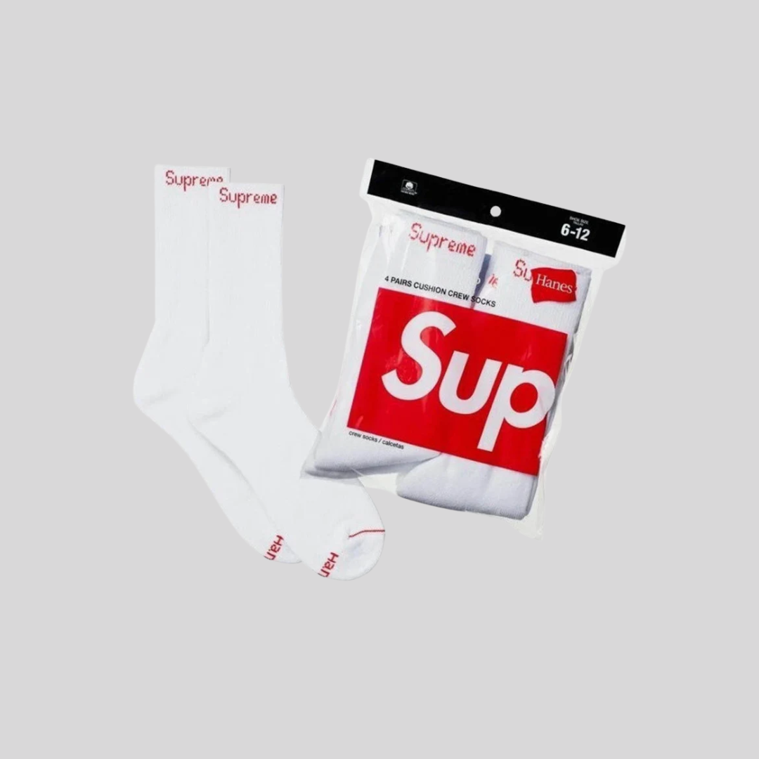 SOCKS WHITE (4 PACK)
