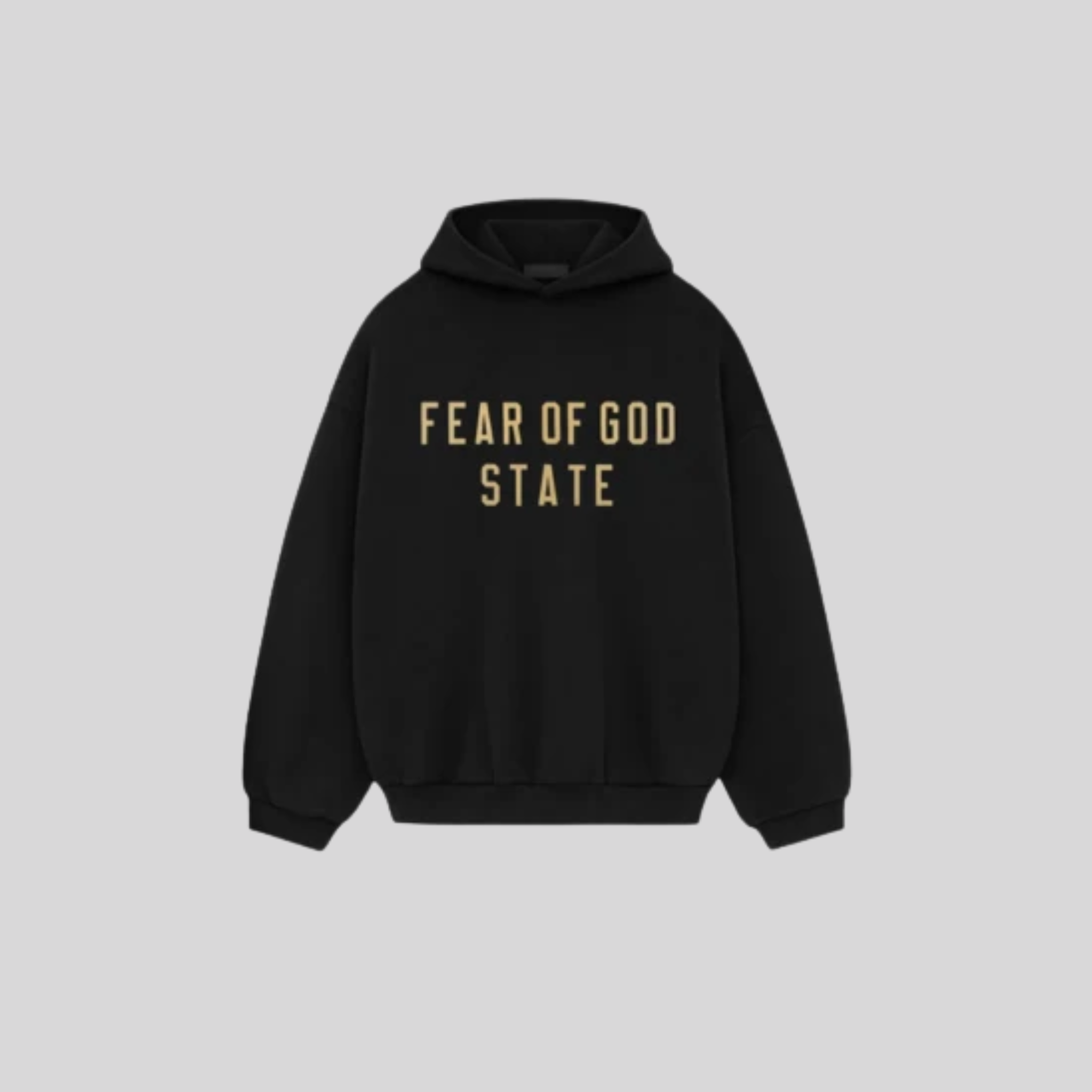 BLACK YELLOW HOODIE ESSENTIALS