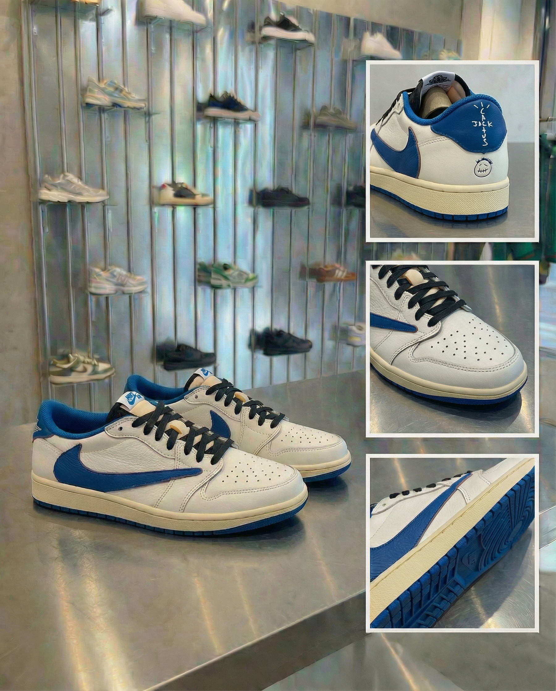 JORDAN 1 LOW FRAGMENT TRAVIS