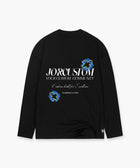 FLOWERS LOGNSLEEVE BLACK JORCUSTOM