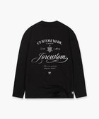 HANDSCRIPT LONGSLEEVE BLACK JORCUSTOM