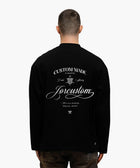 HANDSCRIPT LONGSLEEVE BLACK JORCUSTOM