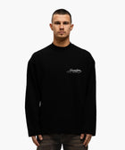 HANDSCRIPT LONGSLEEVE BLACK JORCUSTOM