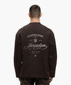 HANDSCRIPT LONGSLEEVE BROWN JORCUSTOM