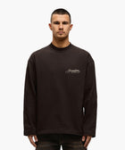 HANDSCRIPT LONGSLEEVE BROWN JORCUSTOM
