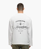 HANDSCRIPT LONGSLEEVE WHITE JORCUSTOM