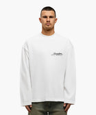 HANDSCRIPT LONGSLEEVE WHITE JORCUSTOM