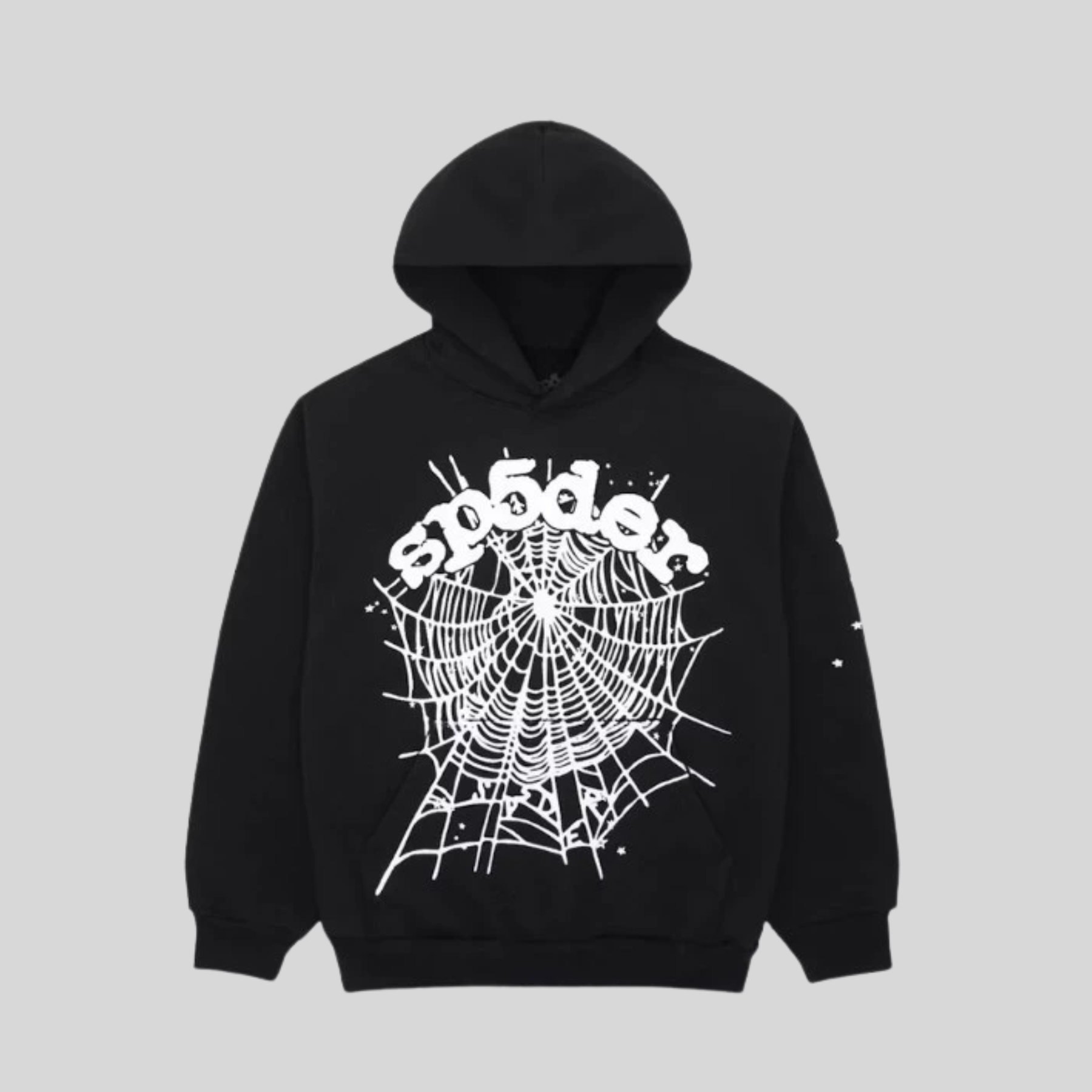 WEB HOODIE BLACK WHITE Klaim