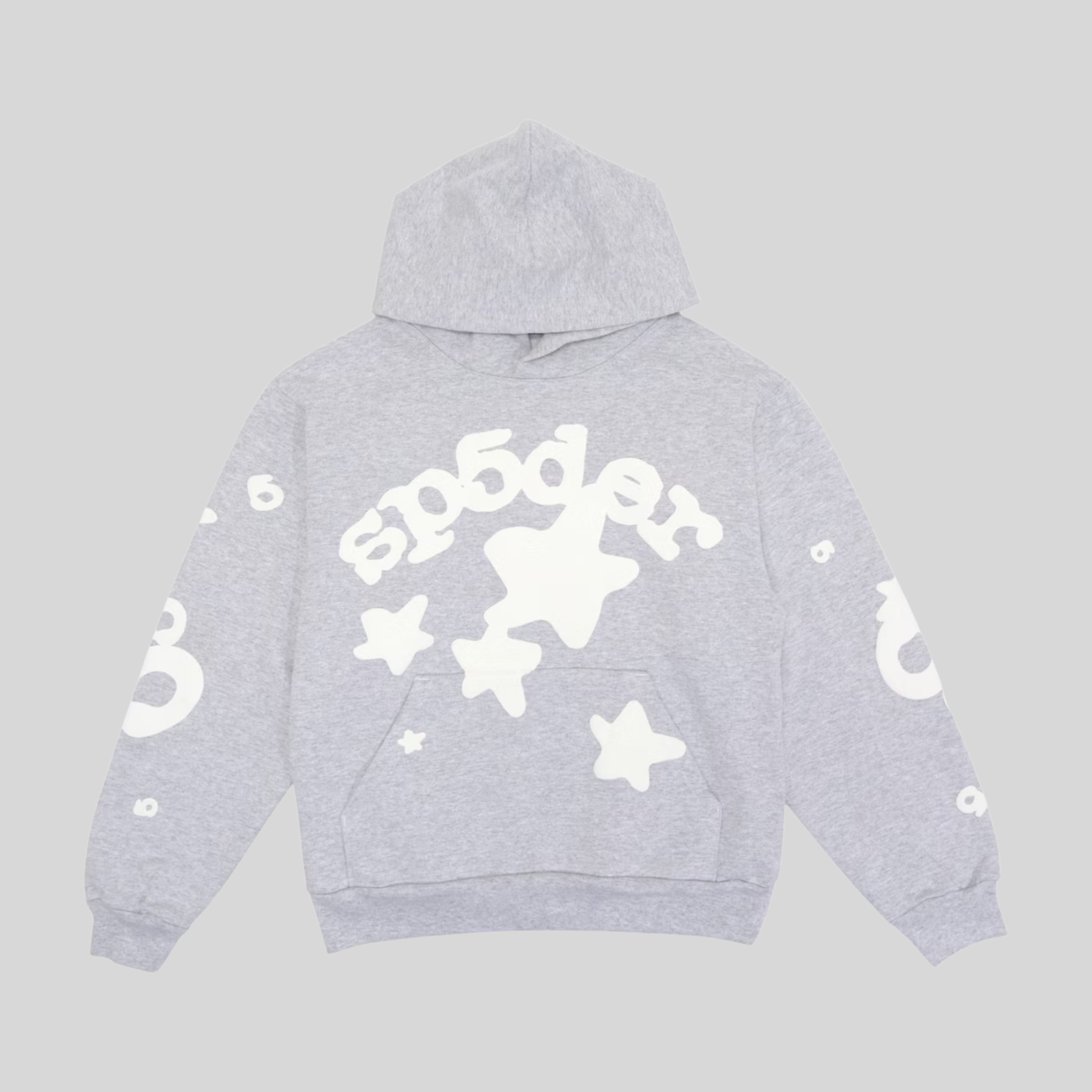 BELUGA HOODIE HEATHER GREY SP5DER