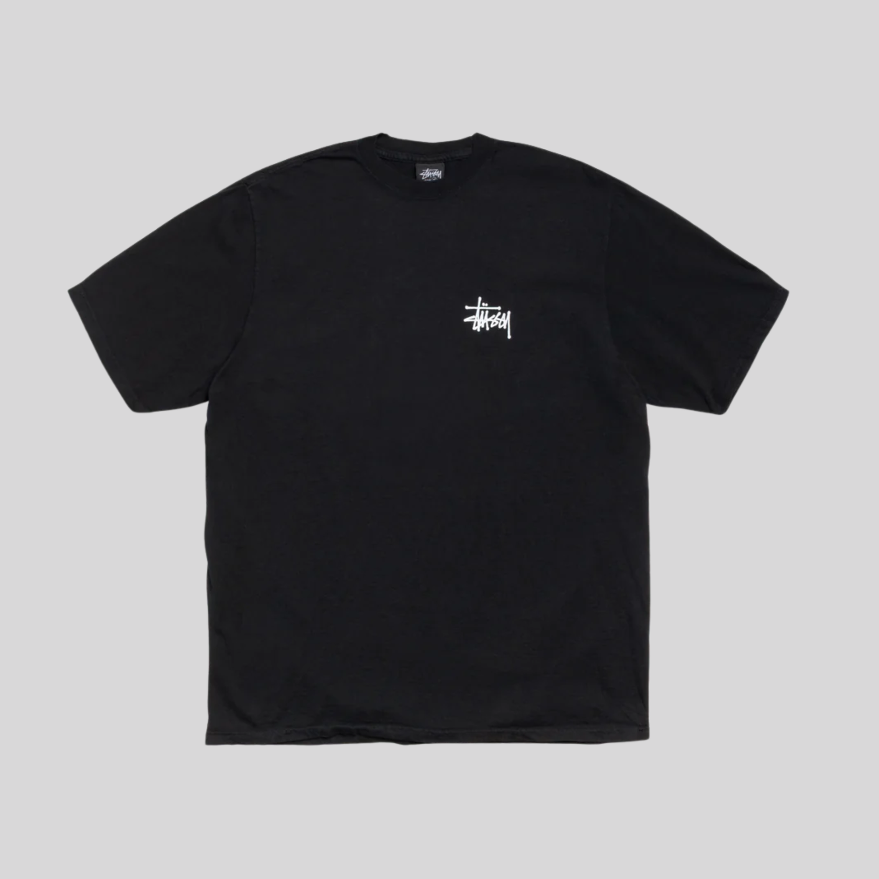 BASIC T-SHIRT WHITE STUSSY
