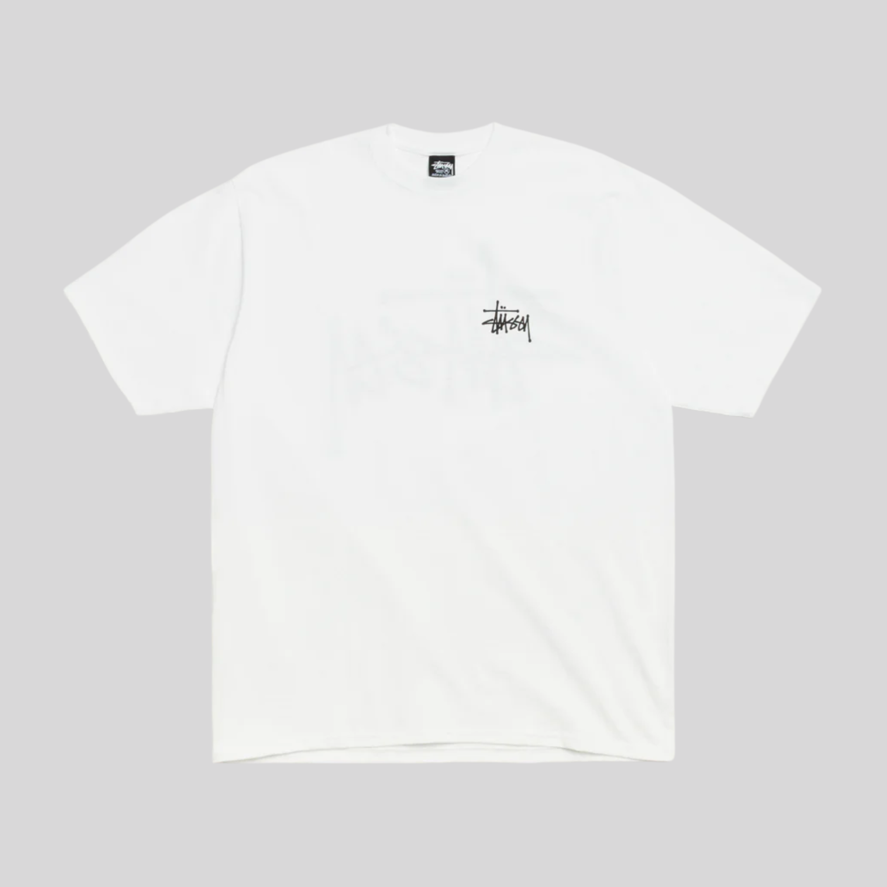 BASIC T-SHIRT WHITE STUSSY