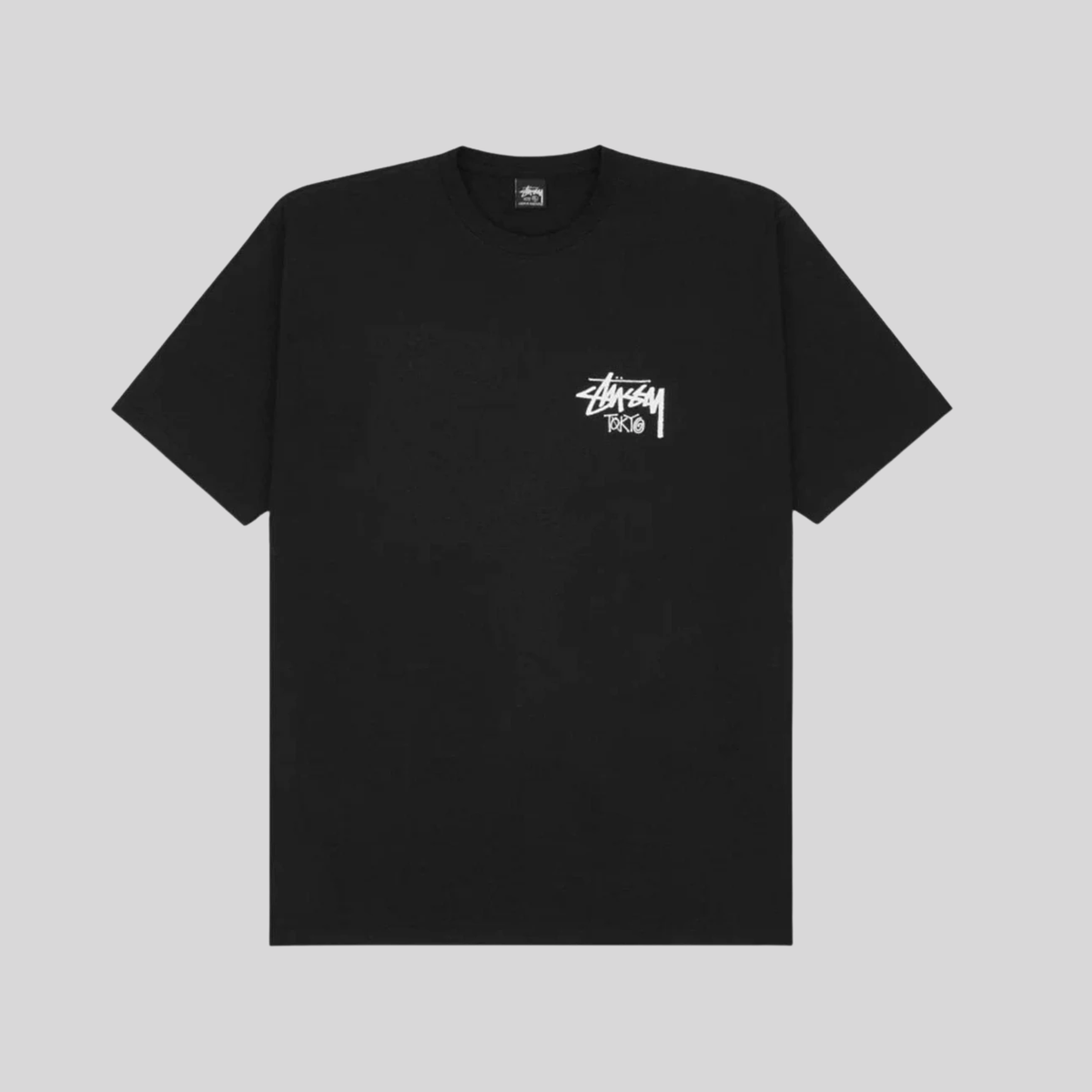 STUSSY STOCK TOKYO TEE BLACK