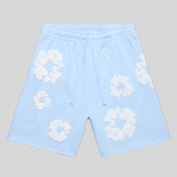 SHORT POWDER BLUE DENIM TEARS