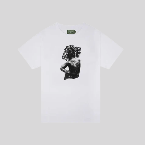 SRCA GRAPHIC 2 TEE WHITE DENIM TEARS