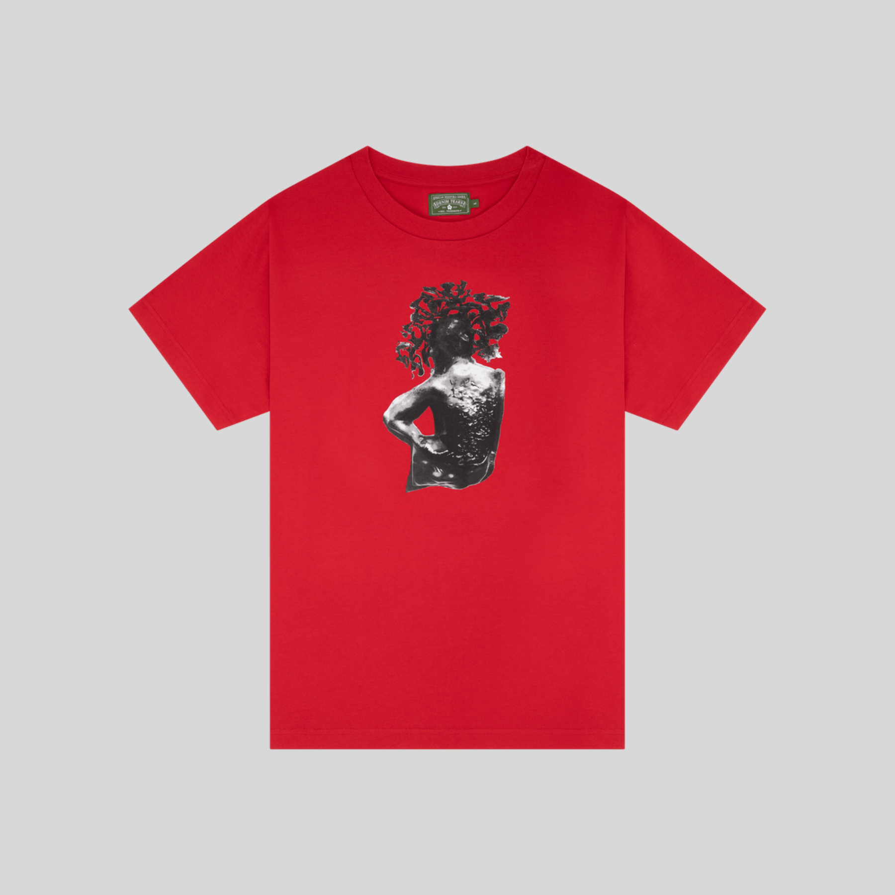 SRCA GRAPHIC 2 TEE RED DENIM TEARS