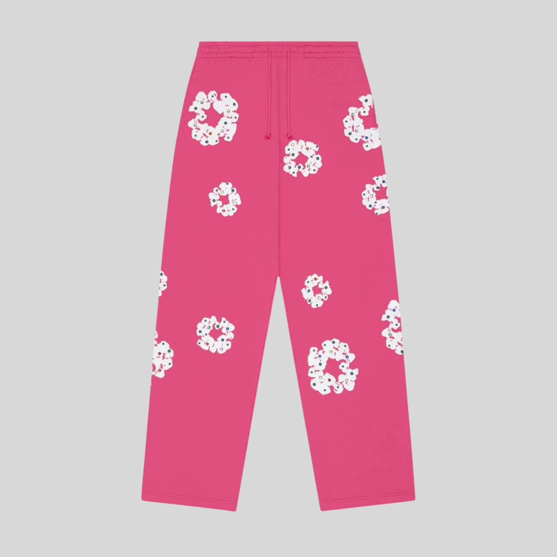 FW25 RHINESTONE SWEATPANTS - PINK DENIM TEARS