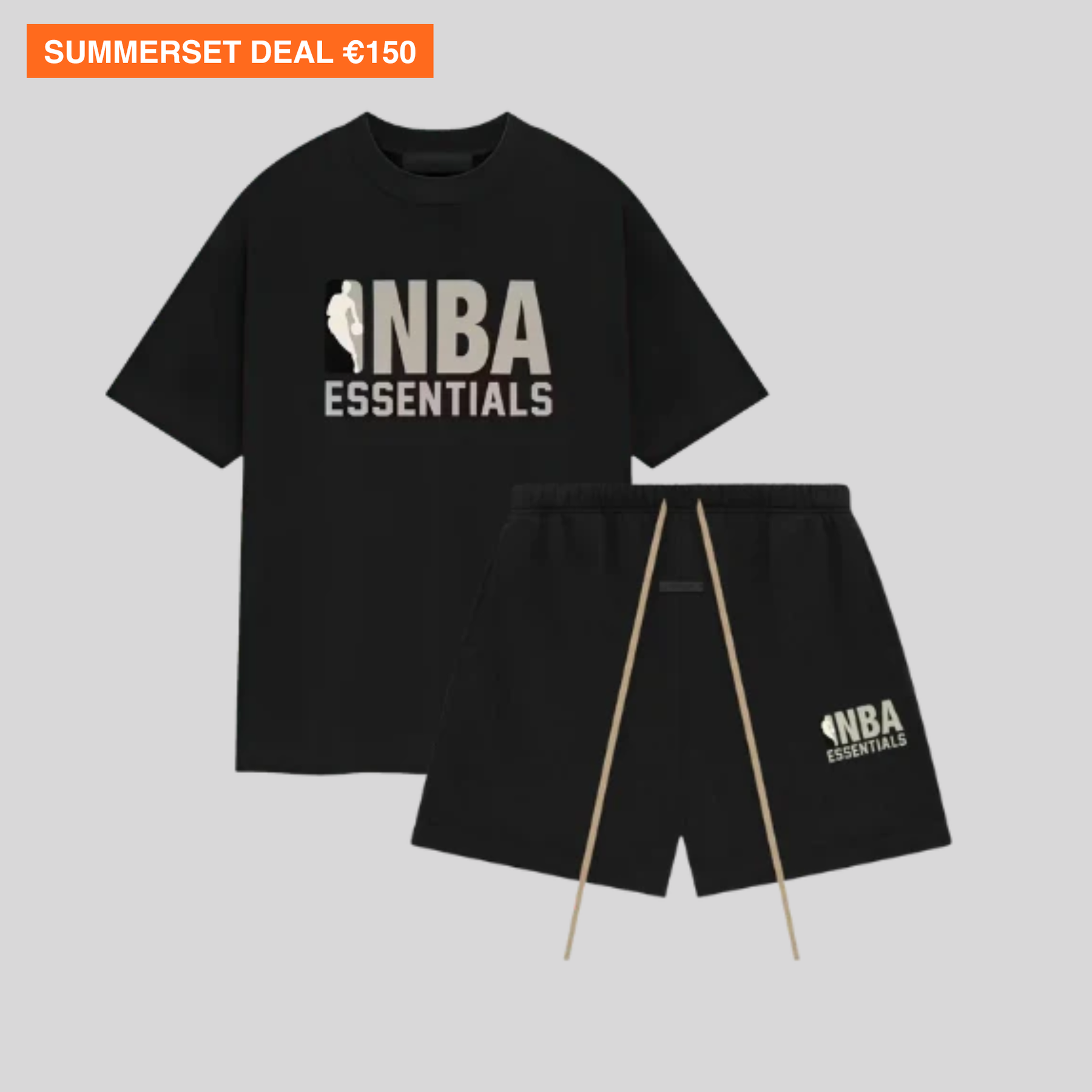 SUMMER SET NBA BLACK GREY ESSENTIALS