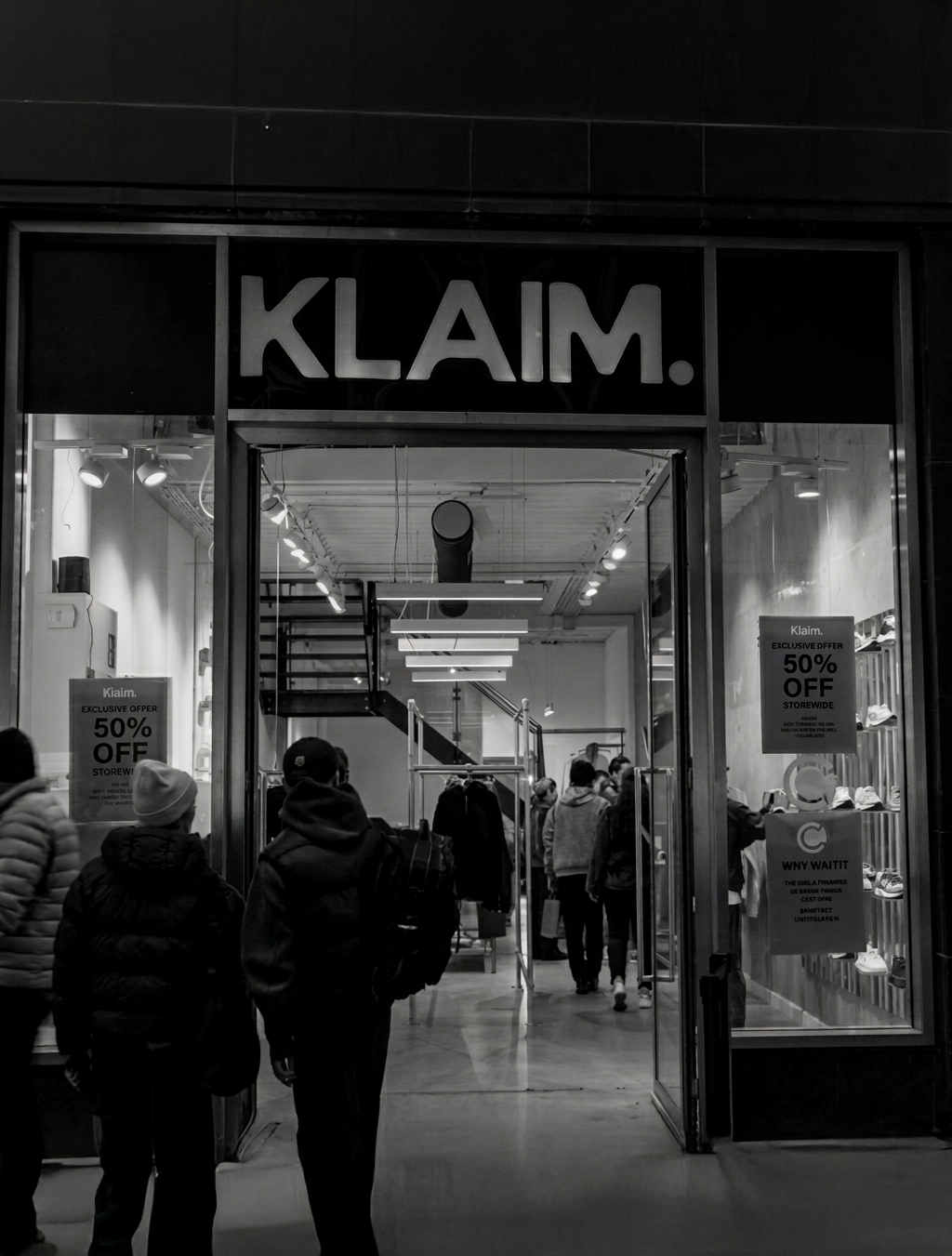 KLAIM store at Kalverstraat Amsterdam