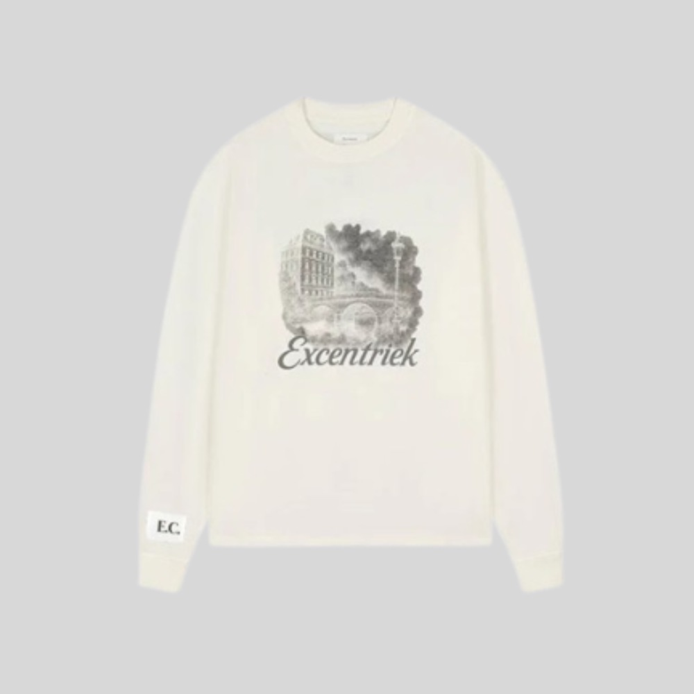 CHALK LONG SLEEVE BROKEN WHITE