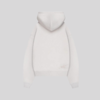 INITIAL ZIPPED HOODIE CLOUD GREY