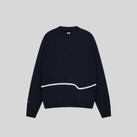 KNITTED CARDIGAN NIGHT BLUE