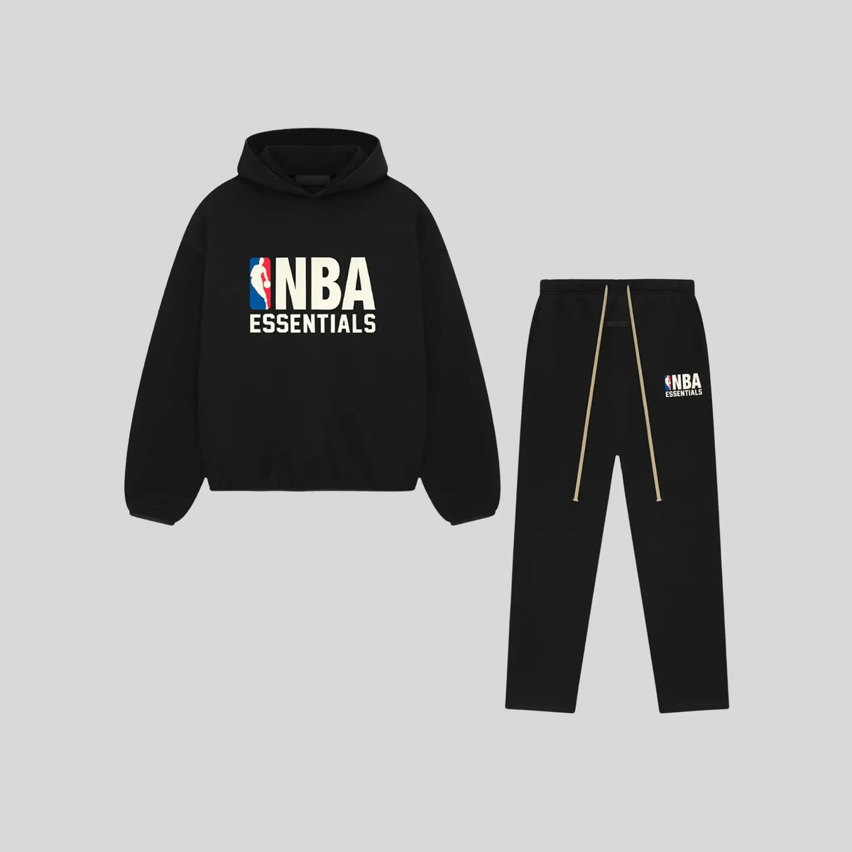 NBA BLACK RED JOGGER SET