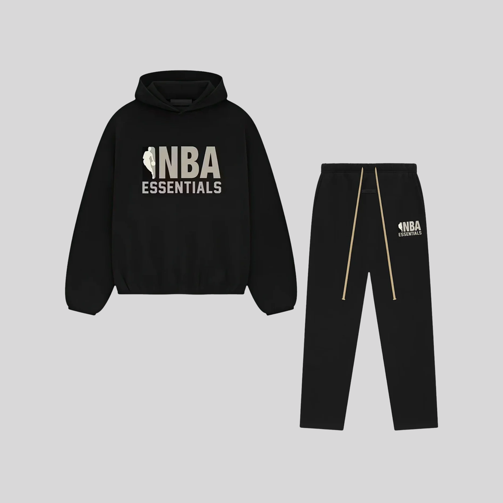 NBA BLACK GREY JOGGER SET